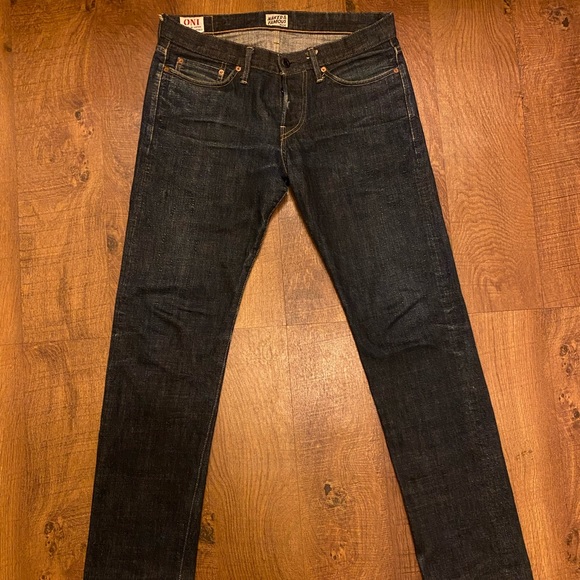 *SOLD* Rare Naked & Famous x Oni Selvedge Denim Jeans Size W32 x L32 - Picture 3 of 16
